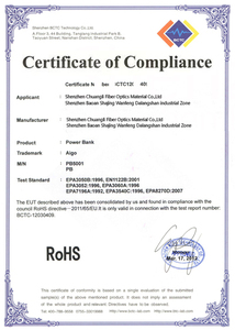 ROHS certificate
